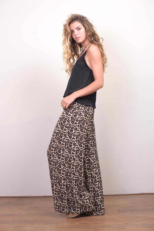 Pantalon Flora Fibrana marron